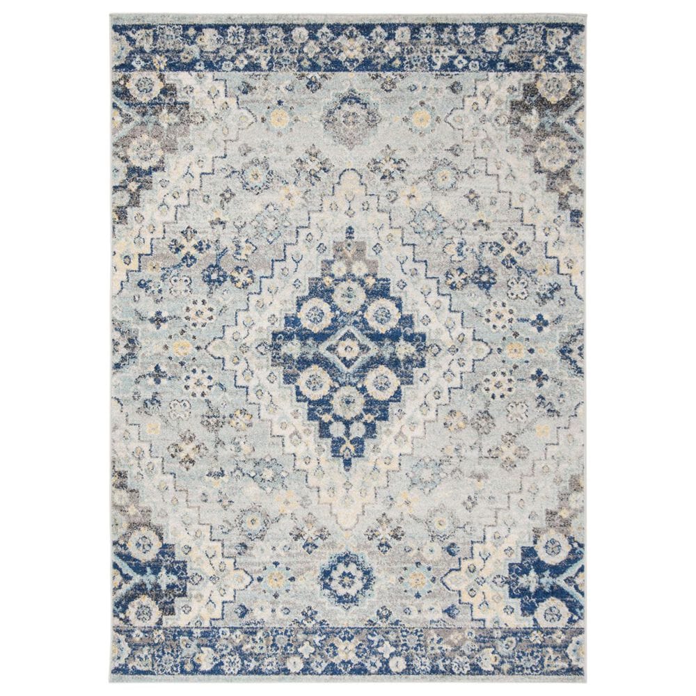 Safavieh Madison MAD616F 5"1" x 7"6" Grey and Cream Area Rug, , large