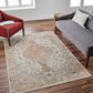 Surya Mona Lisa 10" x 14" Tan, Mustard, Brick Red, Sage, Dark Blue, Olive and Burgundy Area Rug, , large