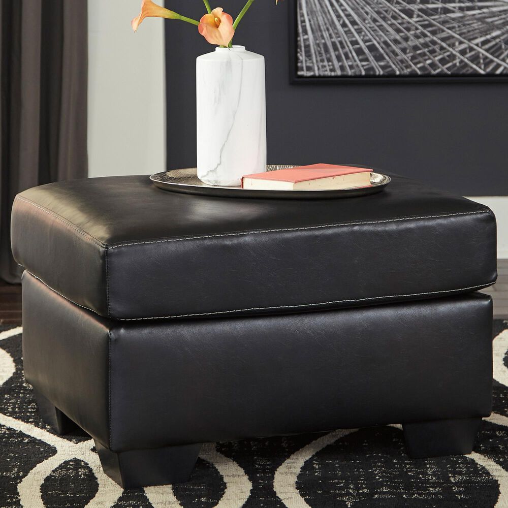 Signature Design by Ashley Betrillo Ottoman in Black, , large