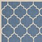 Safavieh Courtyard Indoor/Outdoor CY6914-243-4 4" x 5"7" Blue/Beige Area Rug, , large