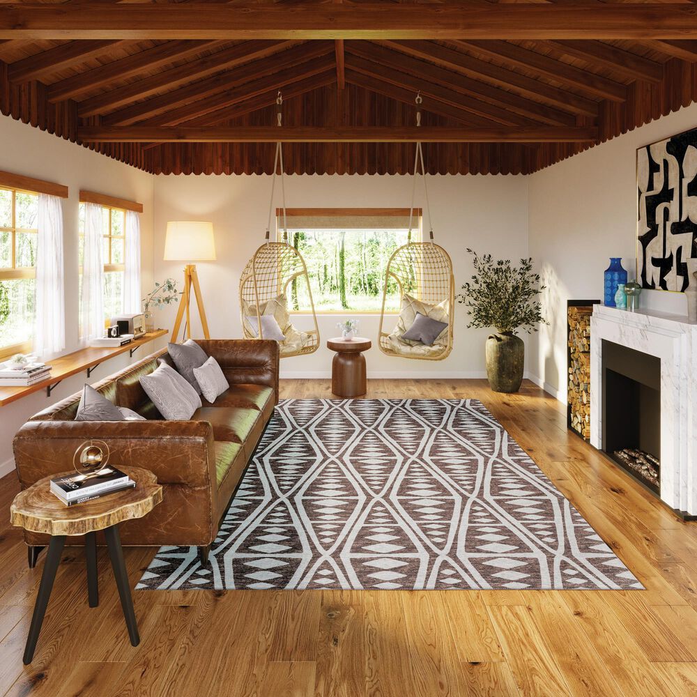Dalyn Rug Company Sedona 6&#39; x 9&#39; Coffee Indoor/Outdoor Area Rug, , large