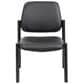 Regal Co. Boss Armless Guest Chair in Black, , large
