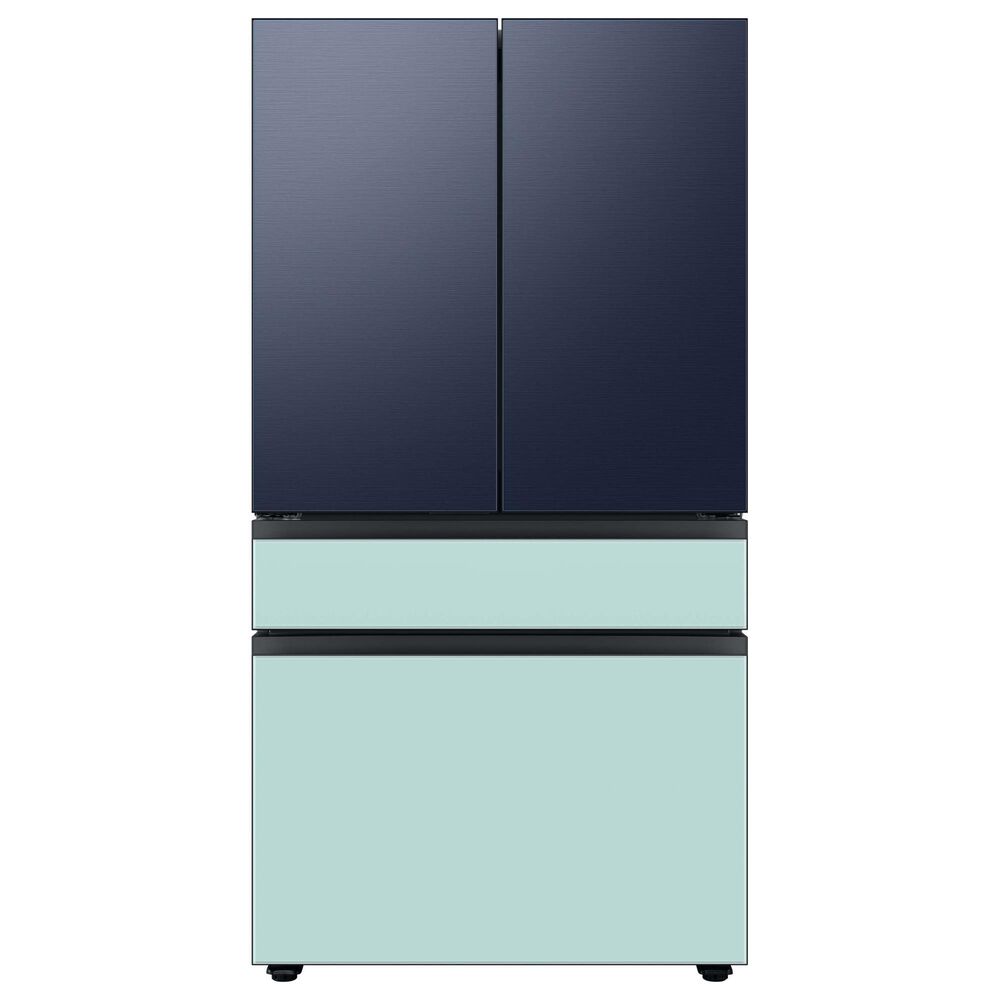 Samsung Bespoke Bespoke 4-Door French Door Refrigerator Middle Panel in Morning Blue Glass, , large