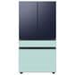 Samsung Bespoke Bespoke 4-Door French Door Refrigerator Middle Panel in Morning Blue Glass, , large