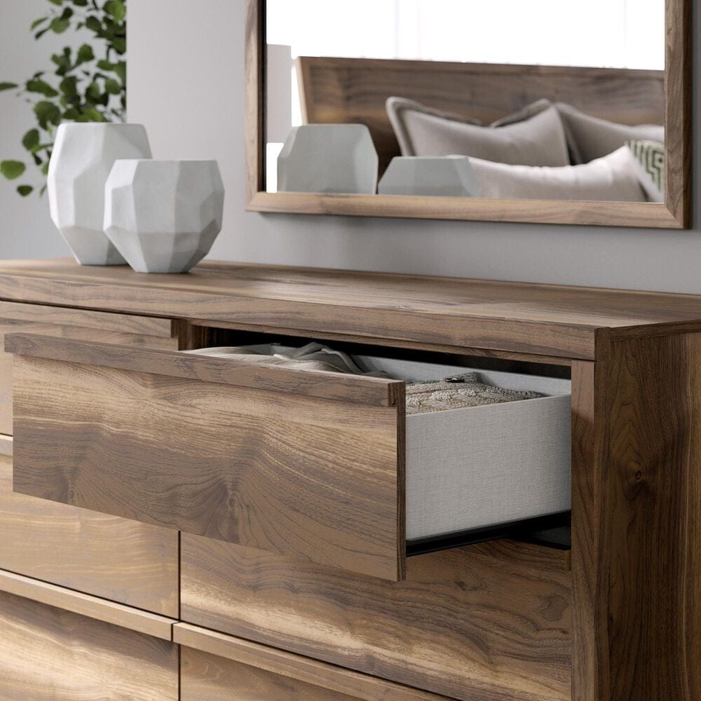 Ashley Chirason 4-Piece King Platform Bedroom Set in Brown, , large