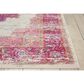 Nourison Passion PSN03 5"3" x 7"3" Ivory and Fushia Area Rug, , large
