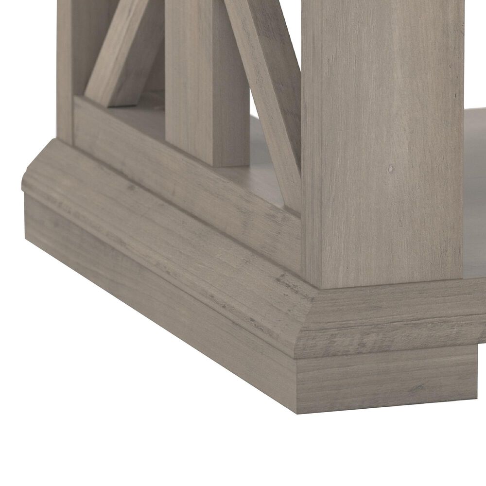 Bush Homestead 2Piece Entertainment Center with Fireplace Insert in