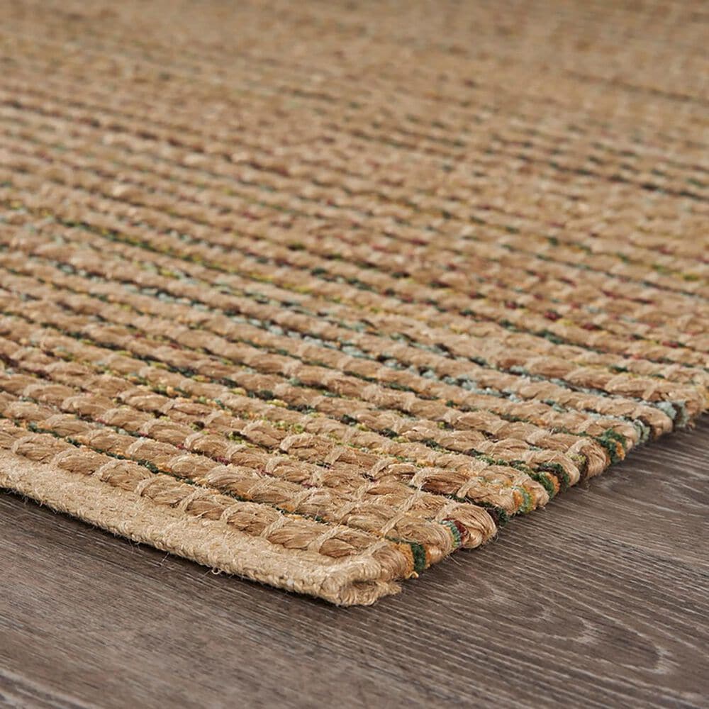 L&amp;R Resources Natural Fiber Striped 5&#39; x 7&#39;9&quot; Multicolor Area Rug, , large