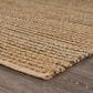L&R Resources Natural Fiber Striped 5" x 7"9" Multicolor Area Rug, , large