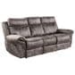Steve Silver Nashville Manual Reclining Sofa with Drop Down Console in Grey, , large