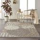 Nourison Aloha Floral 7" x 10" Natural Indoor/Outdoor Area Rug, , large