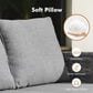 HOMLUX 5-Piece Outdoor Conversation Set in Dark Gray, , large