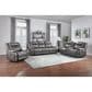 New Heritage Design Enzo Manual Glider Recliner in Gray, , large