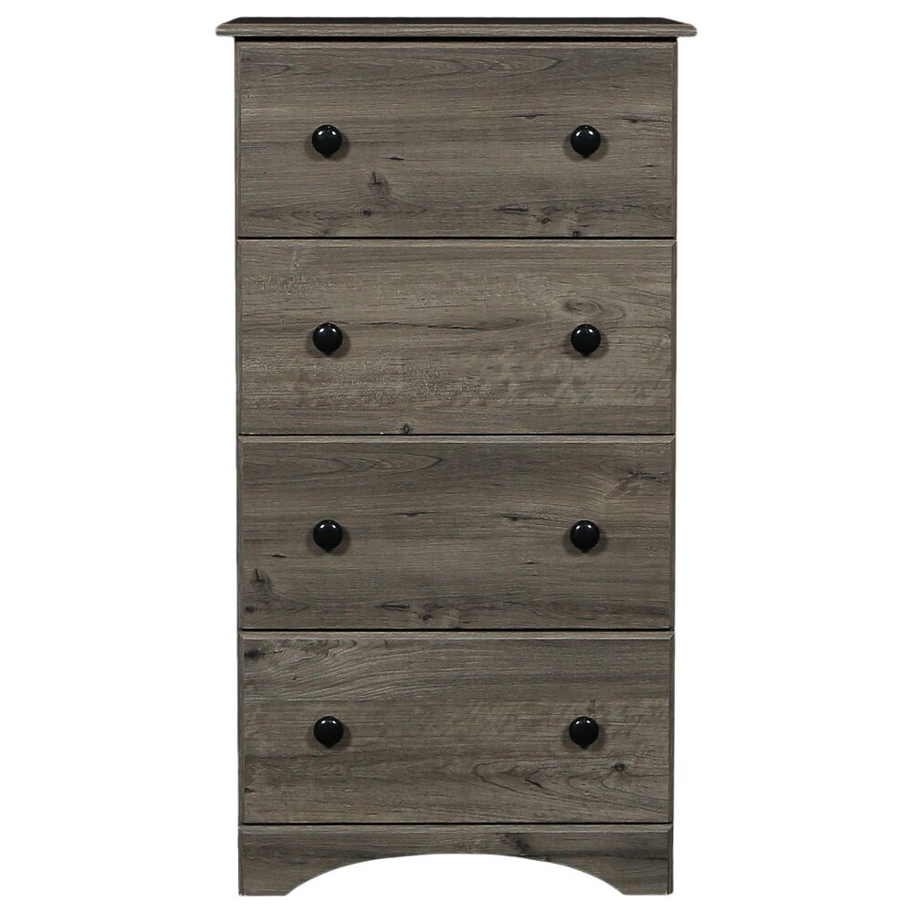 Lemoore 4 Drawer Quality Chest in Weathered Grey Ash, , large