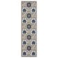 Nourison Aloha 2"3" x 10" Grey and Blue Indoor/Outdoor Runner, , large