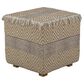 Martin Svensson Home Mazatlan 18" Square Pouf in Textured Gray and Beige, , large