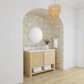 James Martin Vanities Marigot Single 48" Single Vanity in Sun-washed Oak with Single Hole 3 cm White Zeus Quartz Top & Backsplash, , large