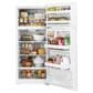 GE Appliances 16.6 Cu. Ft. Top Freezer Refrigerator with Right Hinge in White, , large