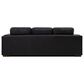 Italiano Furniture Luca Stationary Sofa in Black, , large