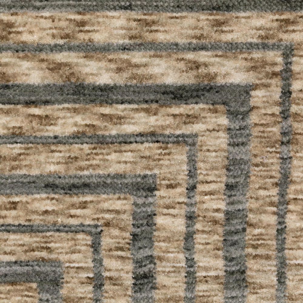 Oriental Weavers Echo ECH01 Beige and Grey 3&#39;3&quot; x 5&#39; Area Rug, , large