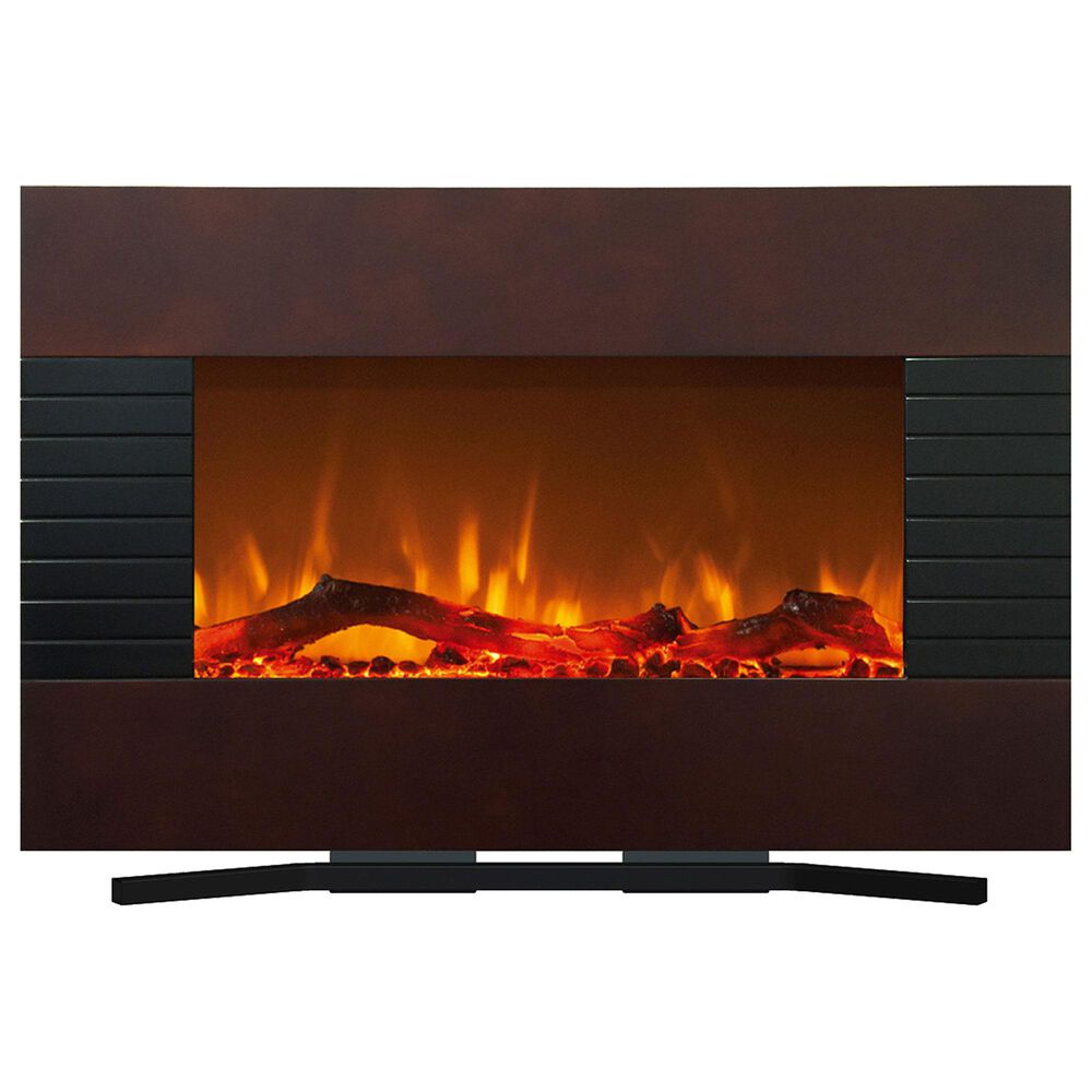 Timberlake Northwest 36" Electric Fireplace with Wall Mount in Mahogany