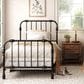 Furniture of America Wren Twin Spindle Kids Bed in Black, , large