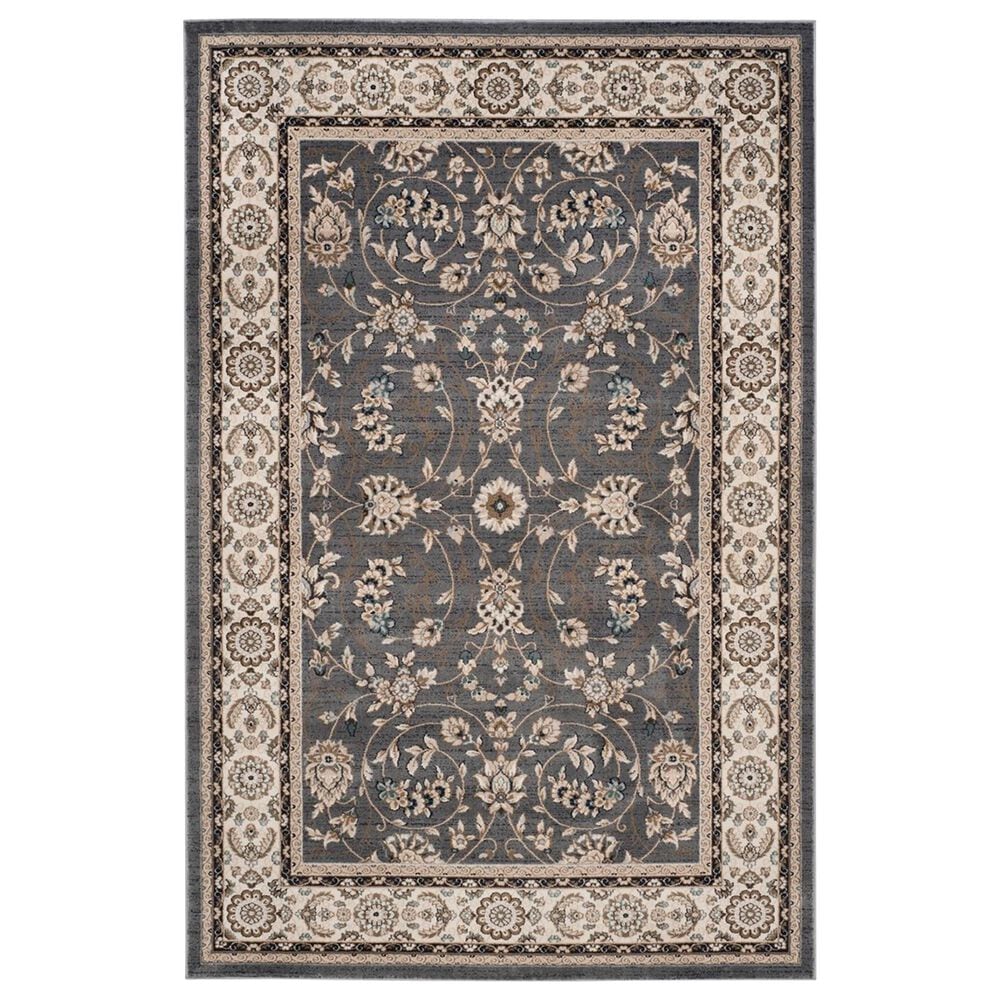 Safavieh Lyndhurst LNH340 8" x 10" Grey and Cream Area Rug, , large