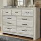Ashley Bellaby 7 Drawer Dresser in Whitewash, , large