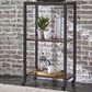 Ashley Bevinfield Bar Cart in Antiqued Brown and Black, , large