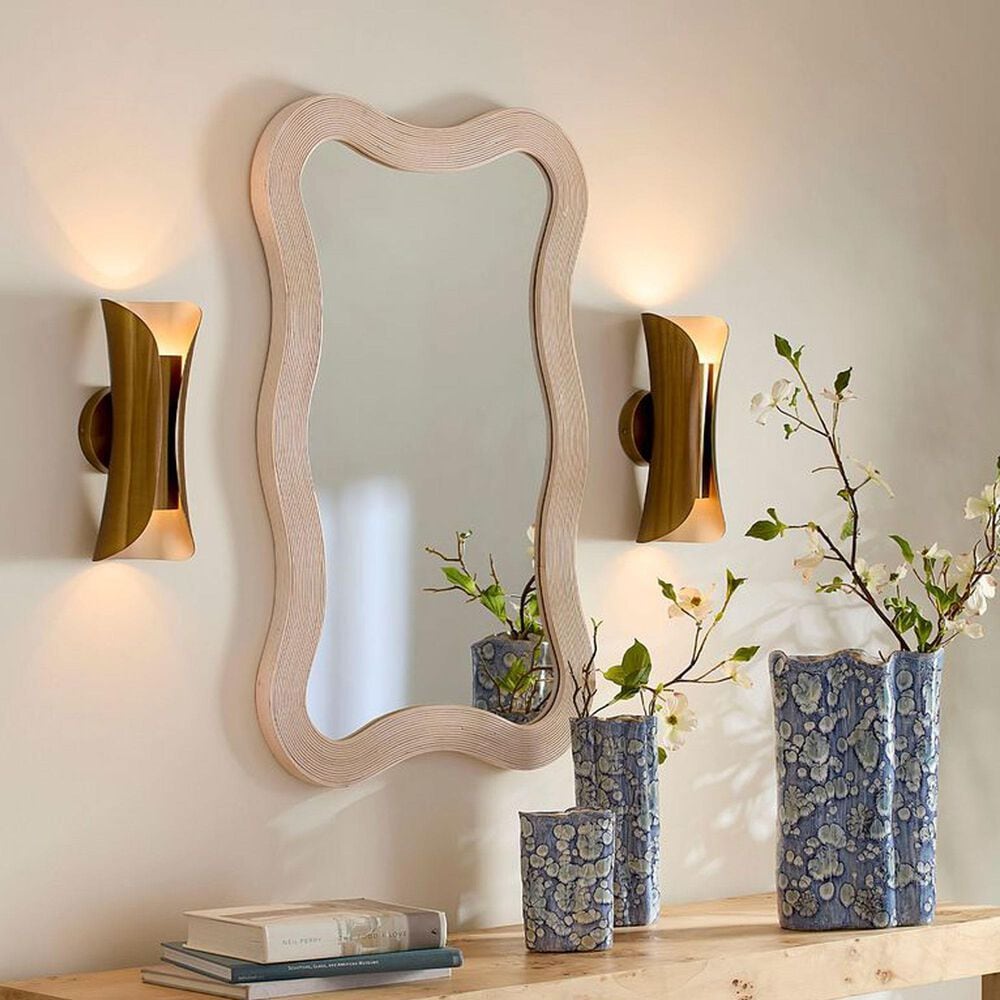 Jamie Young Direct Ship Corliss 1-Light Steel Sconce in Antique Brass, , large