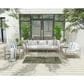 Nourison Garden Oasis GOA02 Ivory and Green 3" x 5" Indoor/Outdoor Area Rug, , large