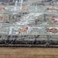 RIZZY Signature 8" x 10" Gray and Multicolor Area Rug, , large
