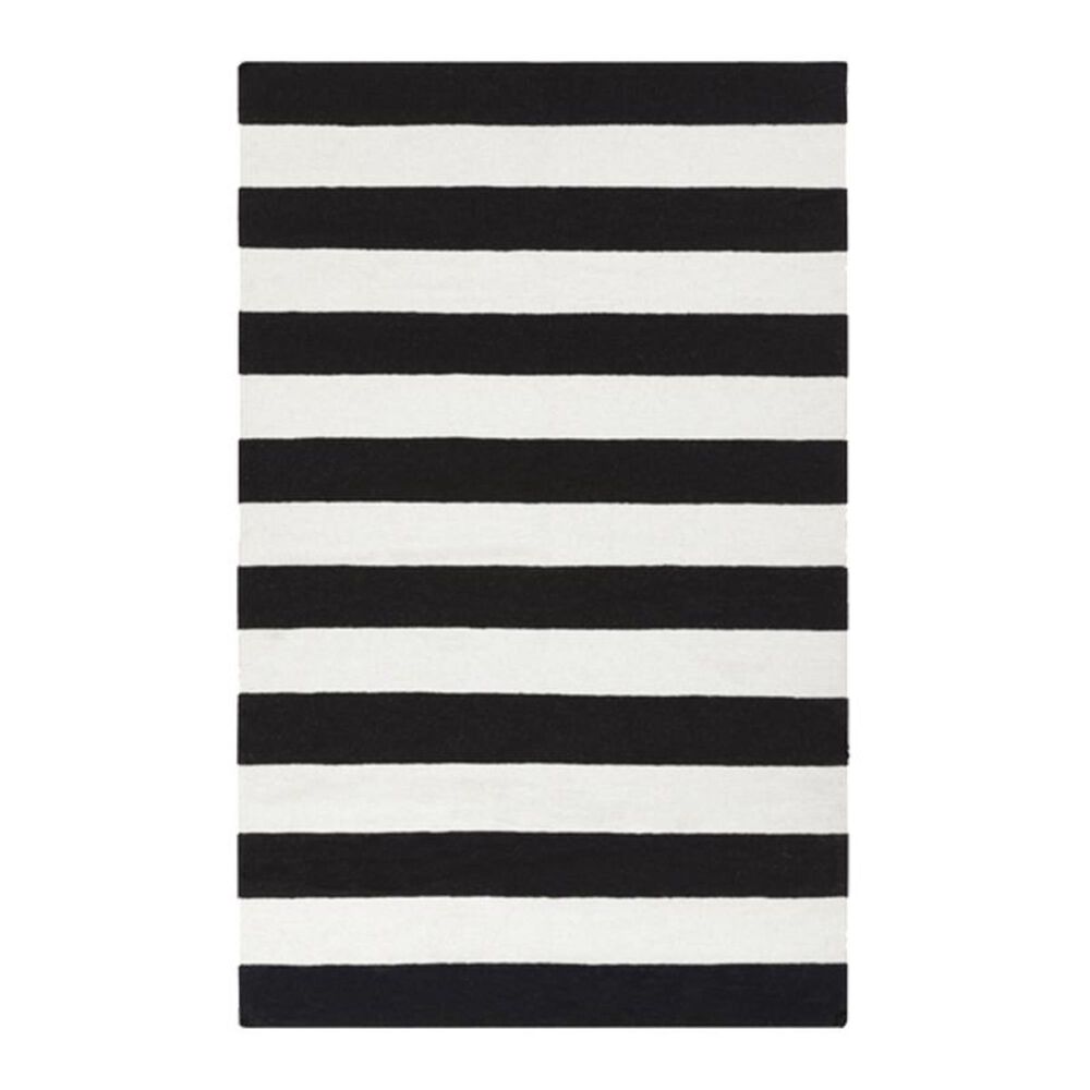 Surya Frontier FT-295 2" x 3" White and Black Scatter Rug, , large