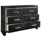 Ashley Kaydell 3-Piece Queen Upholstered Bed Set in Black and Dark Gray, , large