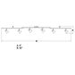 Vaxcel Alto 6-Light Ceiling Spot in Brushed Nickel and Chrome, , large