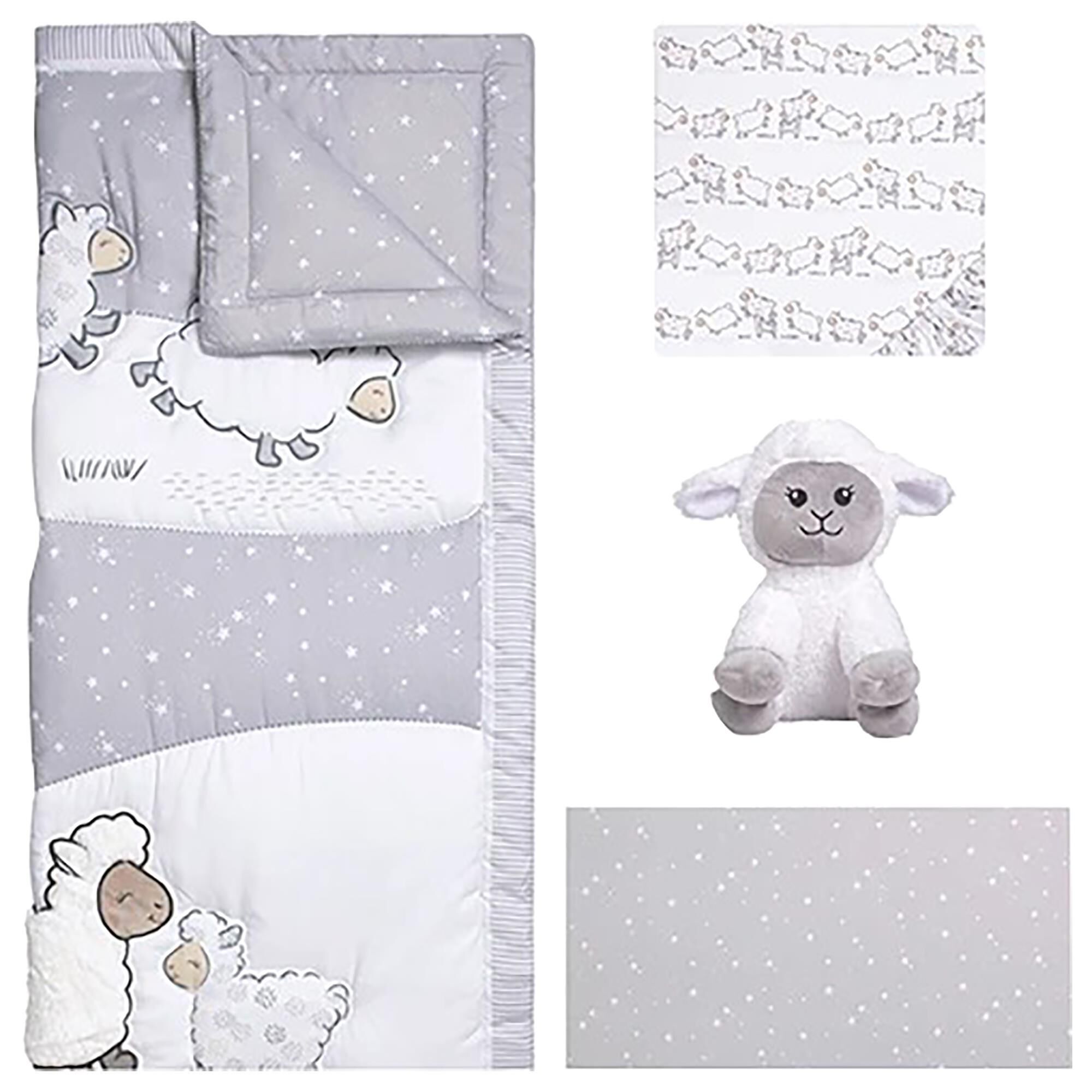 Sheep cot bedding 2025 set