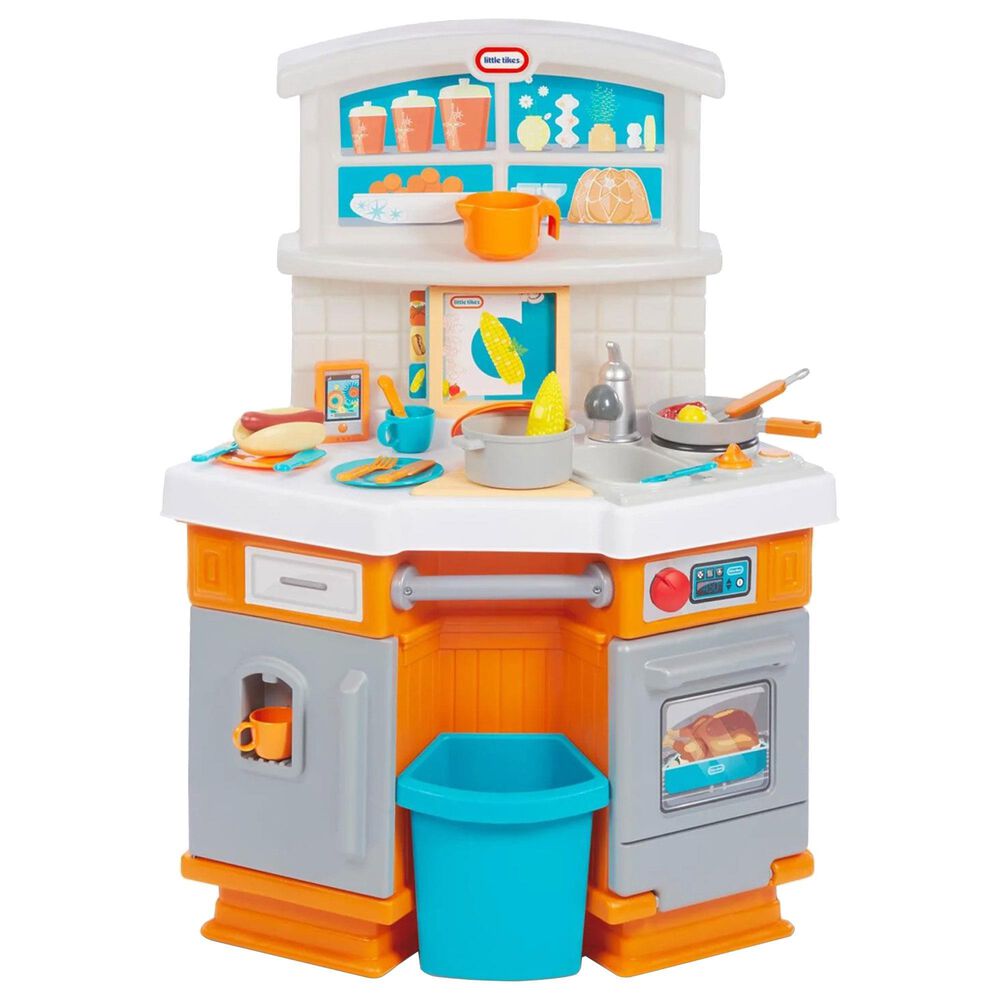 Kids Air Fryer Set Color Changing Little Chef Pretend Play Grill