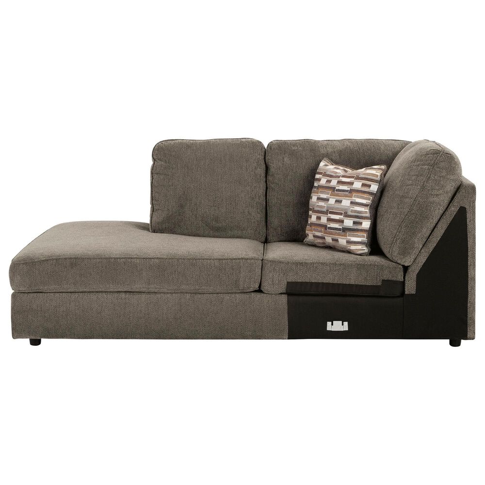 Ashley OPhannon 2-Piece U-Shaped Sectional with Right Facing Chaise and Left Facing Corner Chaise in Putty, , large