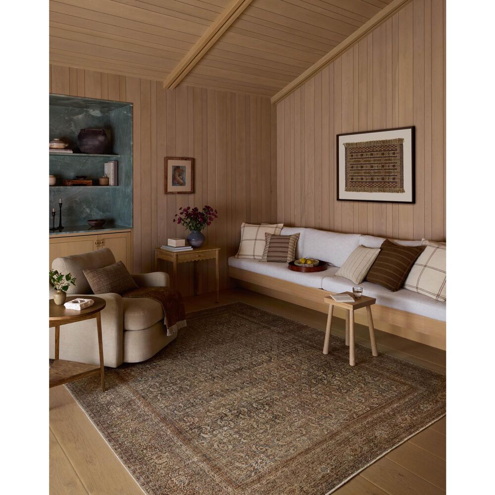 Amber Lewis x Loloi Cambria Ocean and Bark 10' x 14' Area Rug, , large