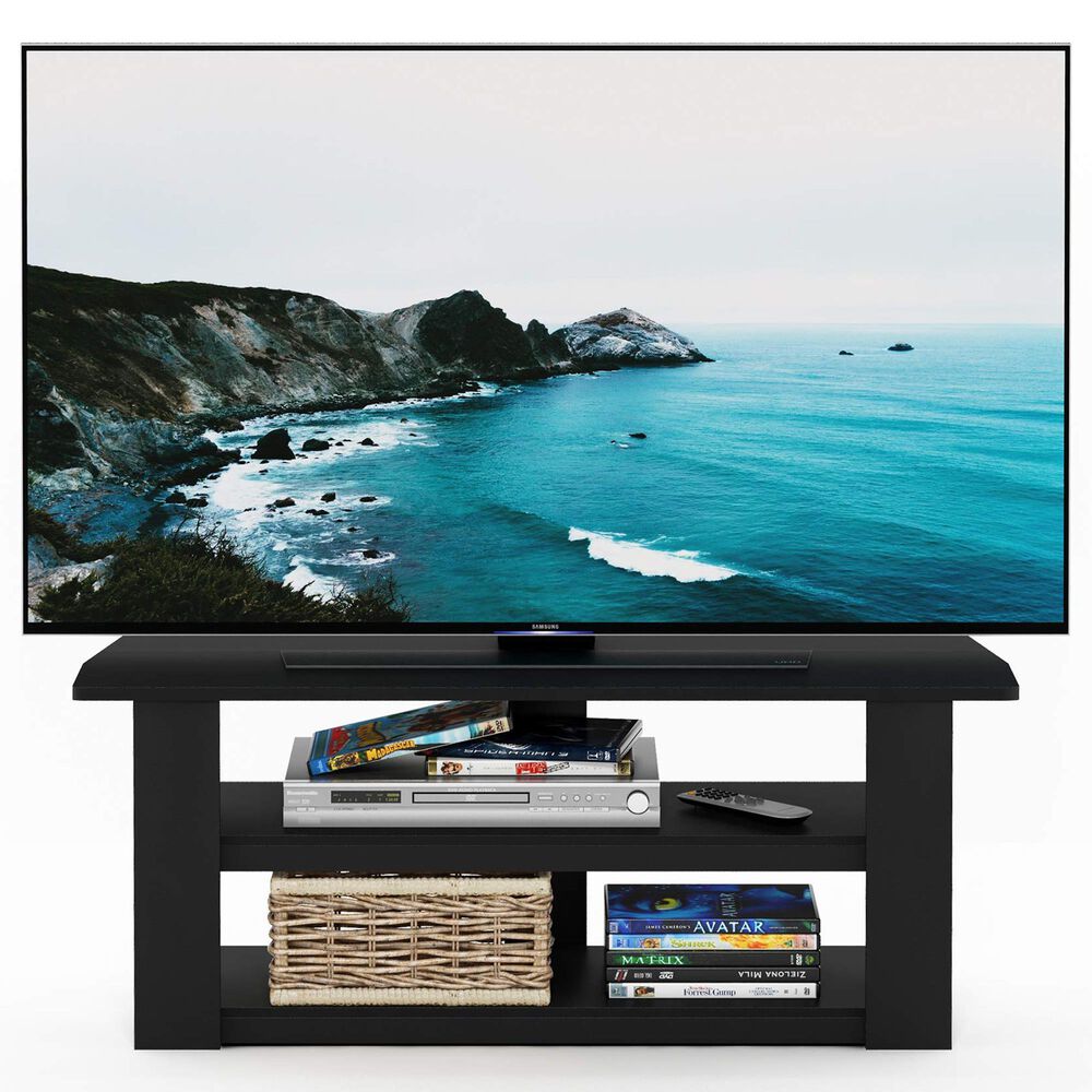 HOMLUX 42.1" Entertainment Center TV Stand in Black, , large