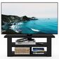 HOMLUX 42.1" Entertainment Center TV Stand in Black, , large