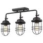 Golden Lighting Seaport 3-Light Bath Vanity in Matte Black, , large