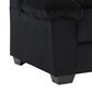 Ashley SimpleJoy Stationary Sofa and Loveseat Set in Onyx, , large