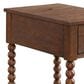 Forma & Co Turn Wood Chairside Table in Cocoa Brown, , large