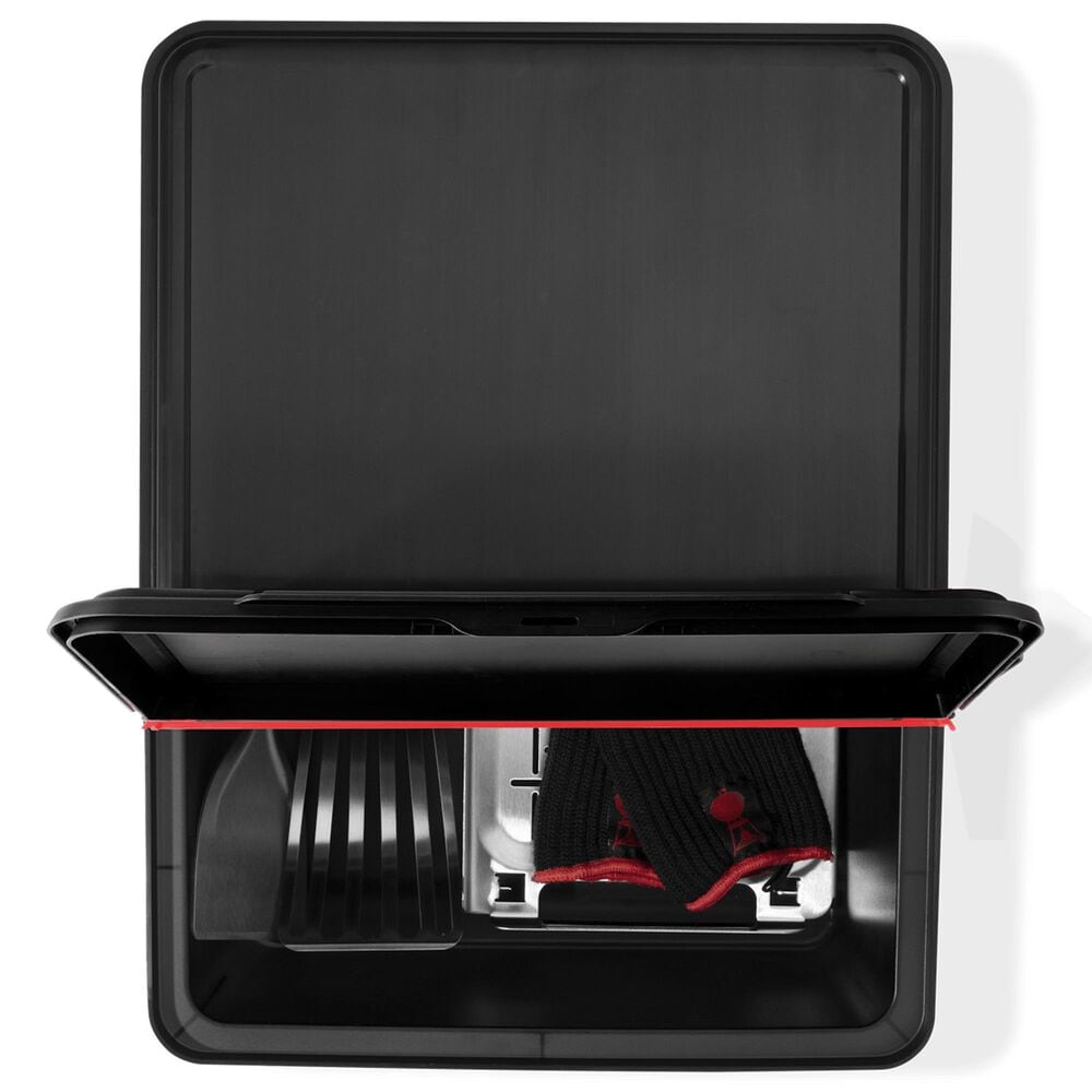 Weber Works Outdoor Storage Bin in Black, , large