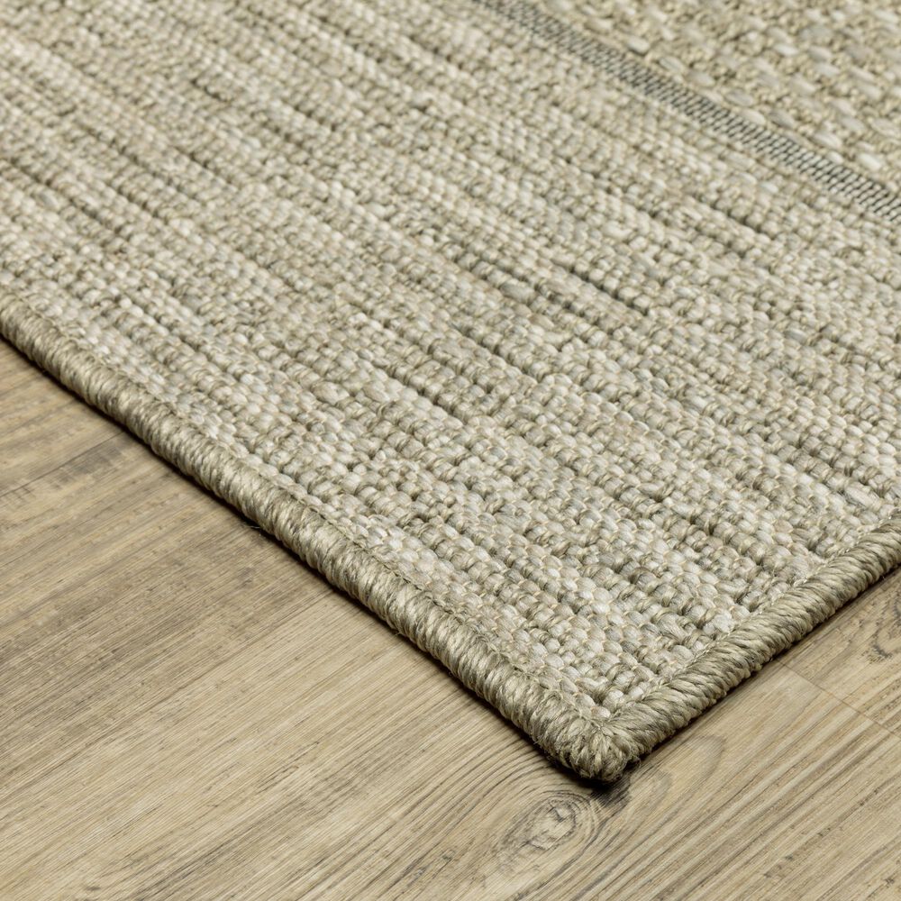 Oriental Weavers Tortuga TR01A 3&#39;3&quot; x 5&#39; Beige and Black Area Rug, , large