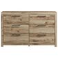 Ashley Hyanna 5-Piece Queen Bedroom Set in Golden Rustic, , large