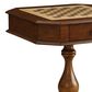 HOMLUX Bishop 2-Drawer Game Table in Cherry, , large