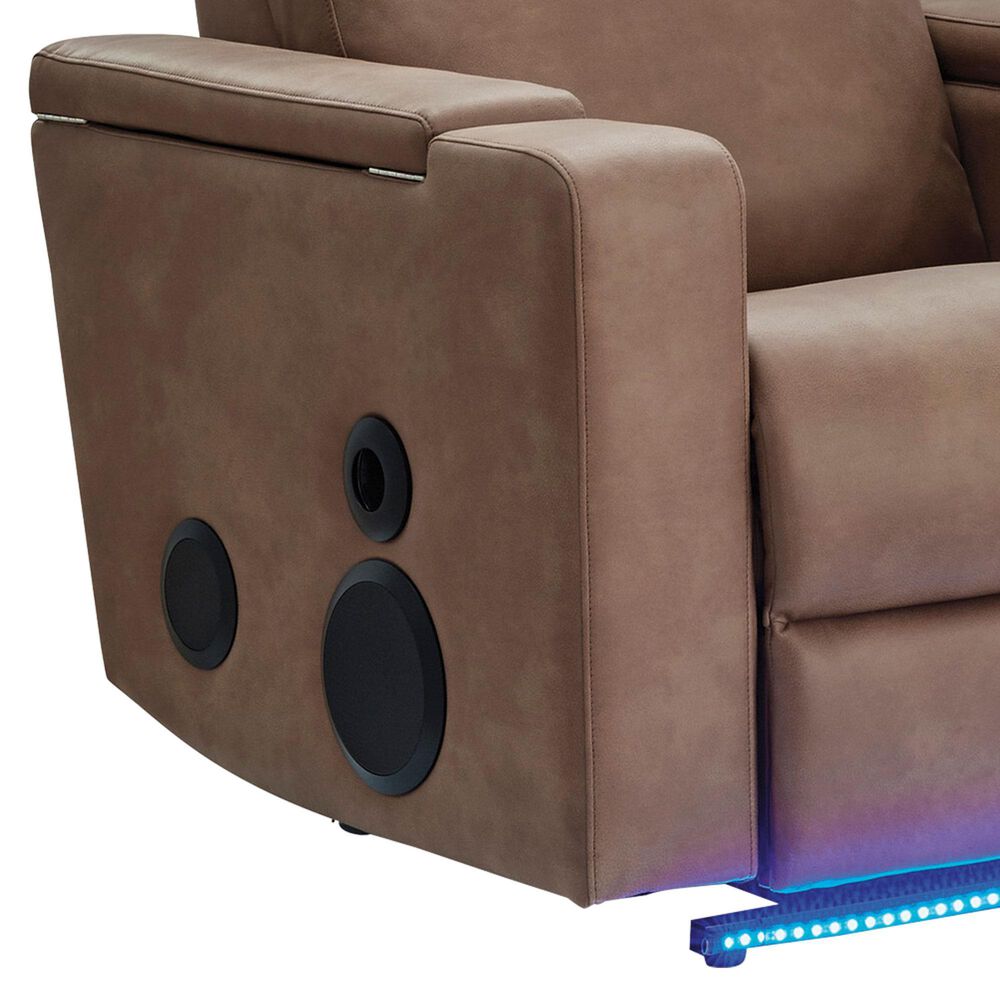 Ashley Lorrenton Power Glider Recliner in Caramel, , large