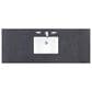 James Martin Vanities Brittany 60" Single Bathroom Vanity in Smokey Celadon with 3 cm Charcoal Soapstone Quartz Top and Rectangular Sink, , large